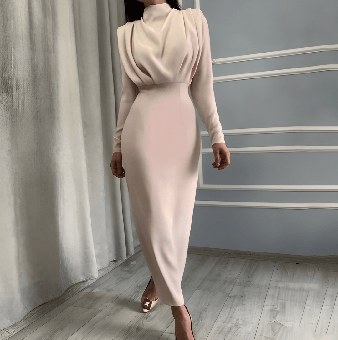 Women’s Long Sleeve Dress | Warm & Stylish | All-Season Wear | Versatile style