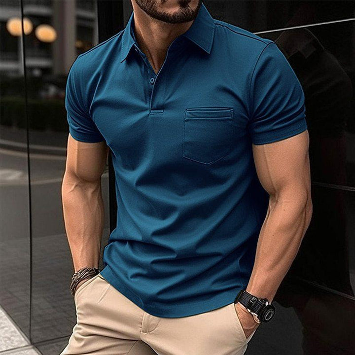 Men’s Polo T-Shirt | Slim Fit Athletic Style | Silky Soft & Breathable | Cotton & Polyester