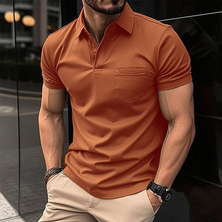 Men’s Polo T-Shirt | Slim Fit Athletic Style | Silky Soft & Breathable | Cotton & Polyester