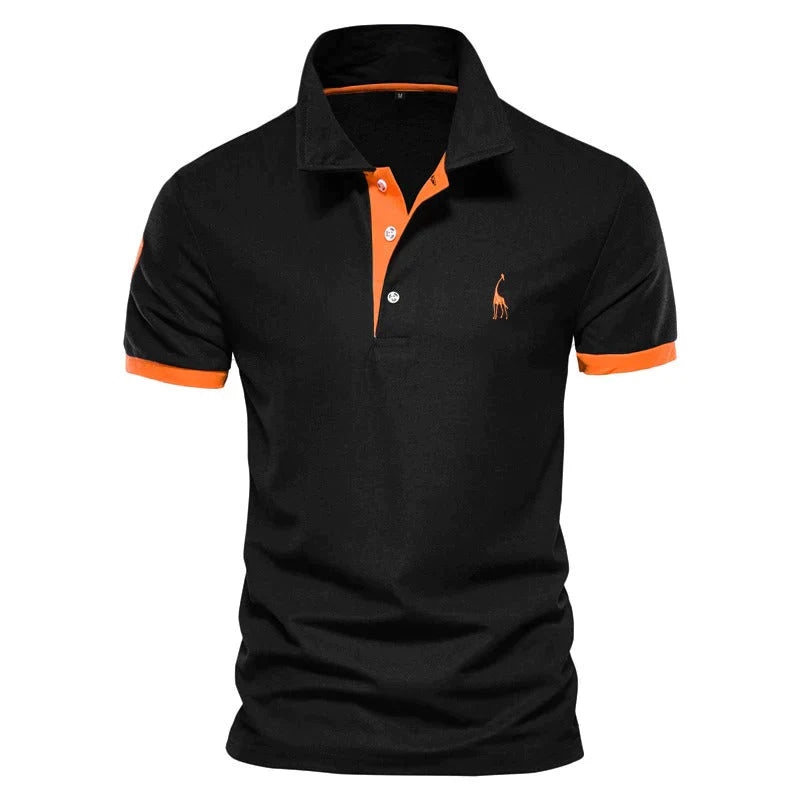 Men’s Polo T-Shirt | Short Sleeves & Collar | Casual Summer Polo | Cotton & Polyester