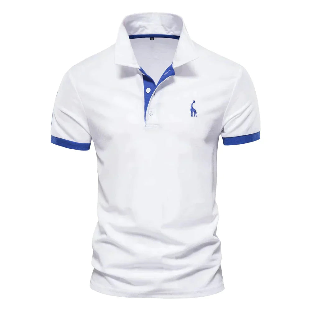 Men’s Polo T-Shirt | Short Sleeves & Collar | Casual Summer Polo | Cotton & Polyester