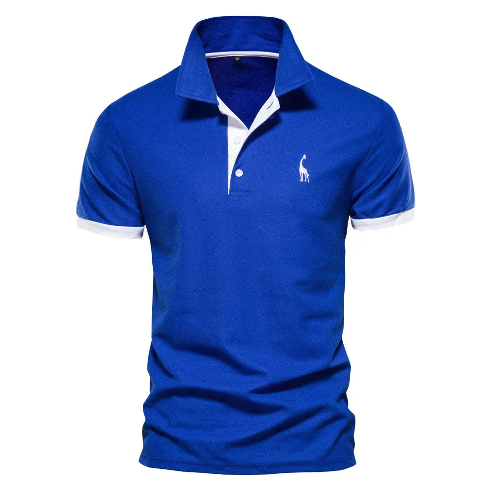 Men’s Polo T-Shirt | Short Sleeves & Collar | Casual Summer Polo | Cotton & Polyester