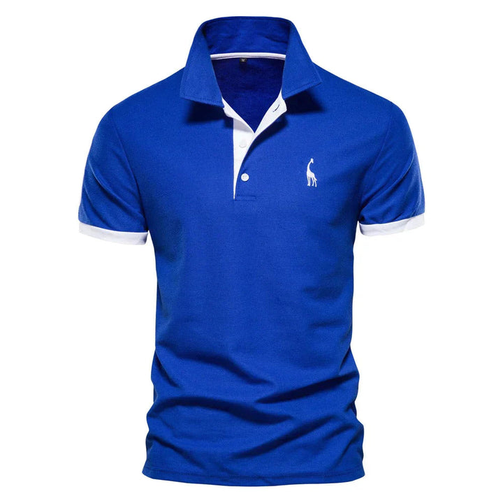 Men’s Polo T-Shirt | Short Sleeves & Collar | Casual Summer Polo | Cotton & Polyester