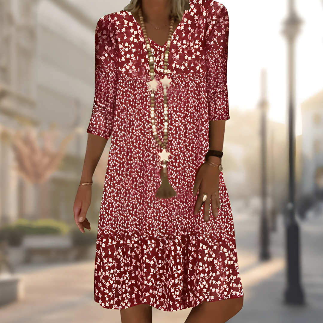 Women’s Elegant Dress | Comfortable & Timeless | Polyester And Spandex