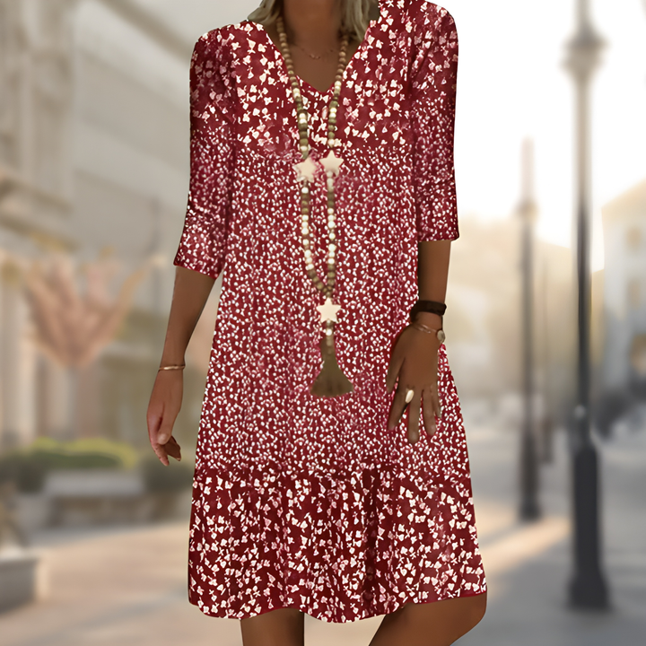 Women’s Elegant Dress | Comfortable & Timeless | Polyester And Spandex