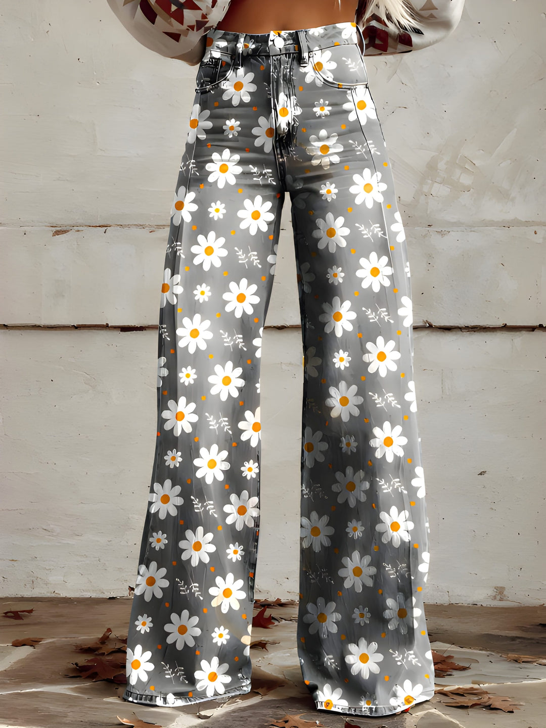 Women’s Long Denim Pants | Wide Leg & Relaxed Fit | Lightweight & Stylish | Cotton