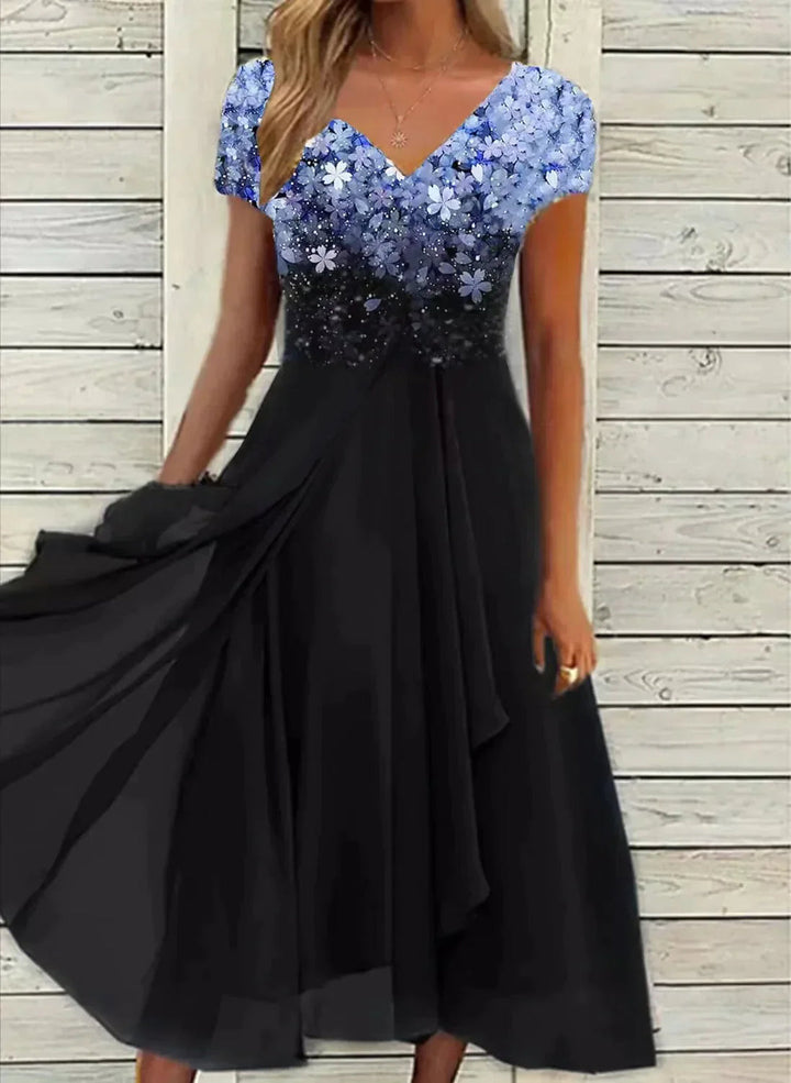 Women’s Elegant Dress | Glamorous Look & Stretch Fit | Polyester & COTTON