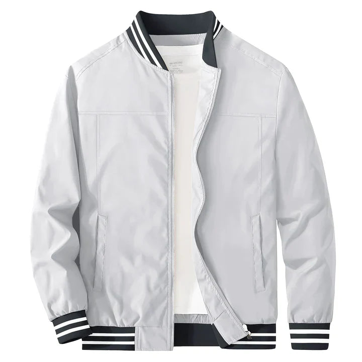 Men’s Bomber Jacket | Slim Fit Lightweight Jacket | Casual Street Look | Polyester