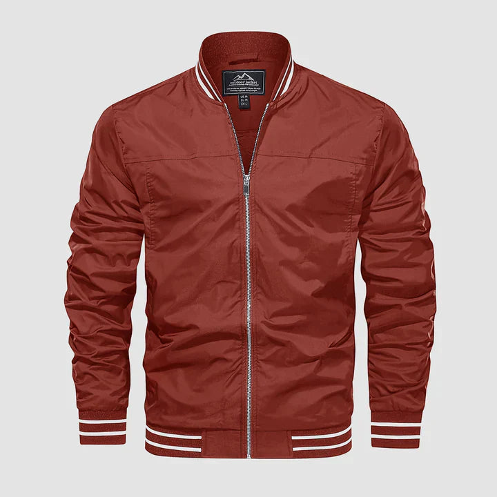 Men’s Bomber Jacket | Slim Fit Lightweight Jacket | Casual Street Look | Polyester