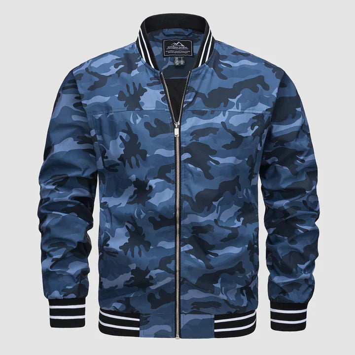 Men’s Bomber Jacket | Slim Fit Lightweight Jacket | Casual Street Look | Polyester