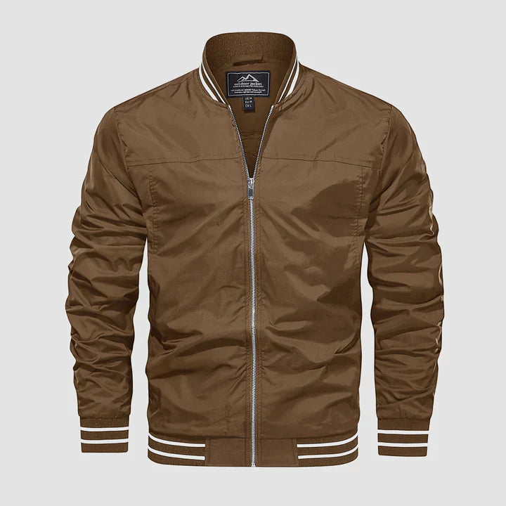Men’s Bomber Jacket | Slim Fit Lightweight Jacket | Casual Street Look | Polyester