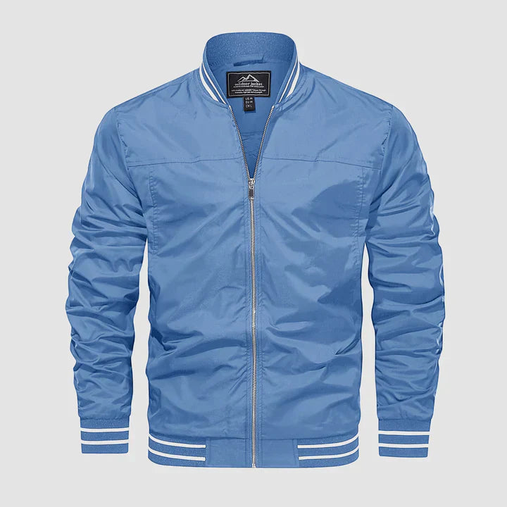 Men’s Bomber Jacket | Slim Fit Lightweight Jacket | Casual Street Look | Polyester