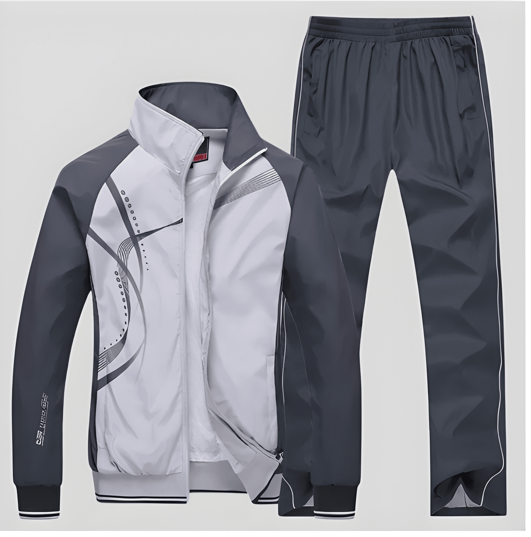 Men’s Tracksuit | Two-Piece Set | Casual Sporty Look | Polyester