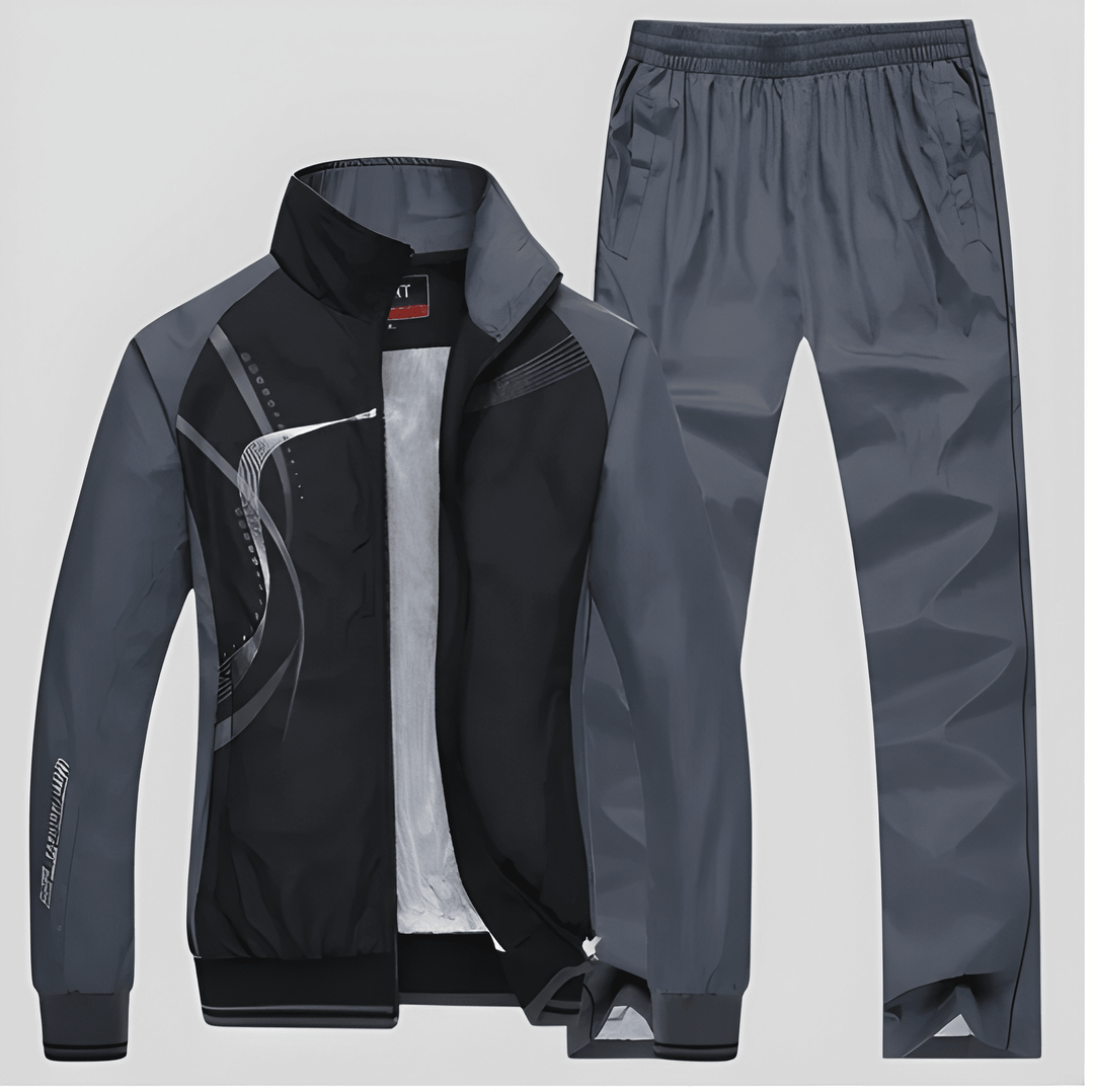 Men’s Tracksuit | Two-Piece Set | Casual Sporty Look | Polyester