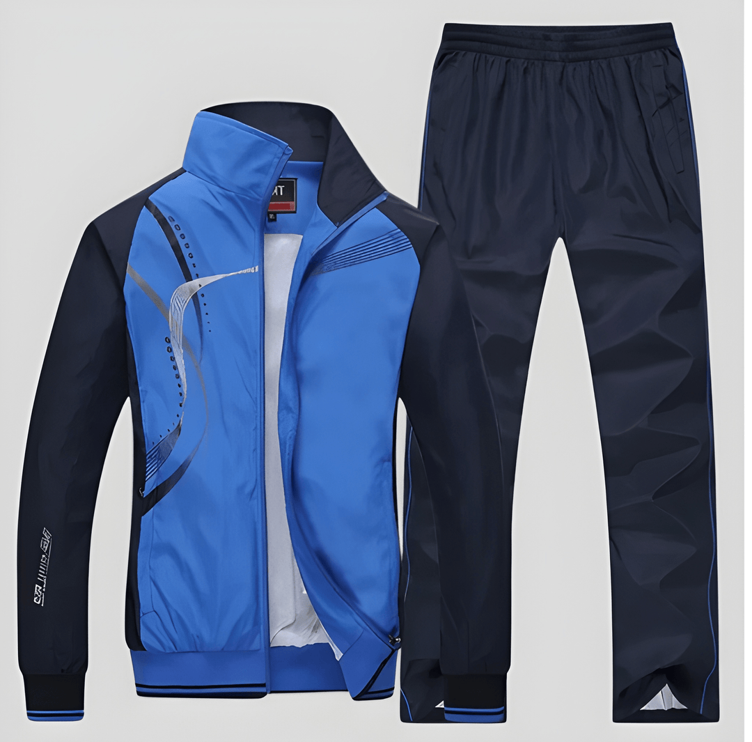 Men’s Tracksuit | Two-Piece Set | Casual Sporty Look | Polyester