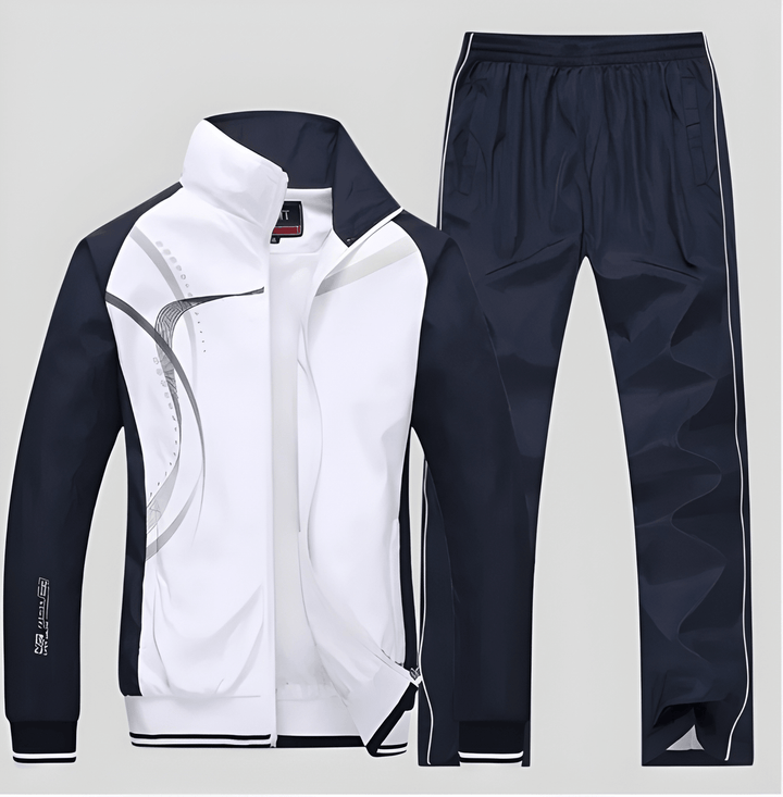 Men’s Tracksuit | Two-Piece Set | Casual Sporty Look | Polyester