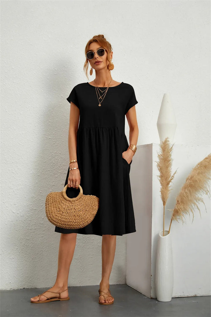 Women's Elegant Dress | Timeless Style & Flattering Fit | Cotton
