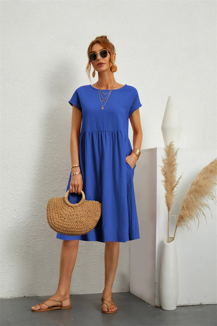Women's Elegant Dress | Timeless Style & Flattering Fit | Cotton