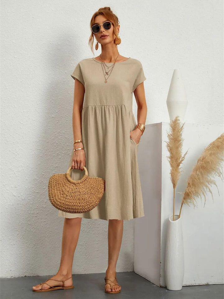 Women's Elegant Dress | Timeless Style & Flattering Fit | Cotton