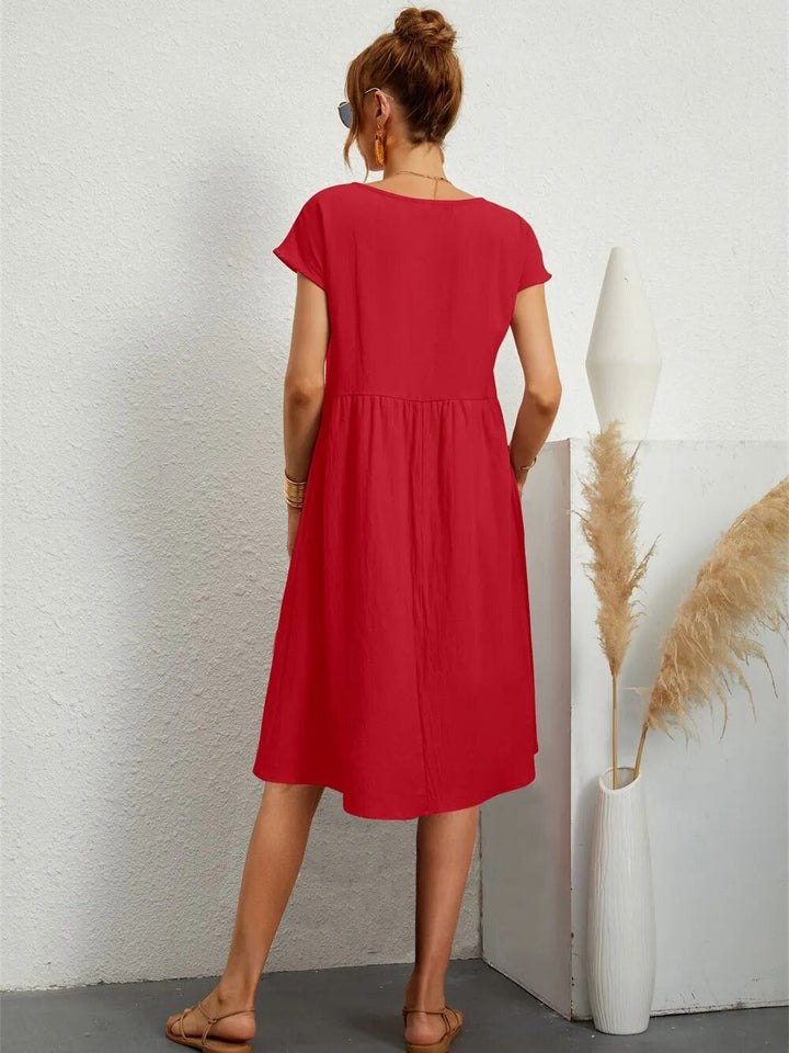 Women's Elegant Dress | Timeless Style & Flattering Fit | Cotton