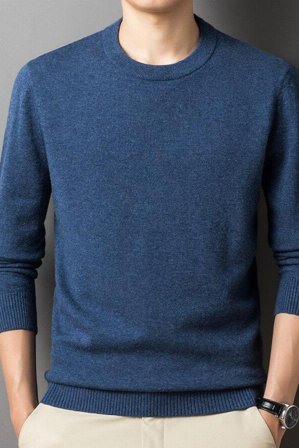 Men's Sweater | Premium Cashmere Feel | Timeless Elegance & Soft Comfort | Poly Cotton