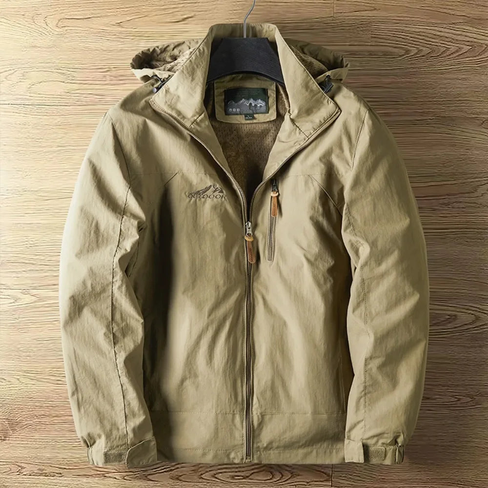 Men’s Jacket | Waterproof & Breathable | Comfortable Fit & Casual Style | Polyester