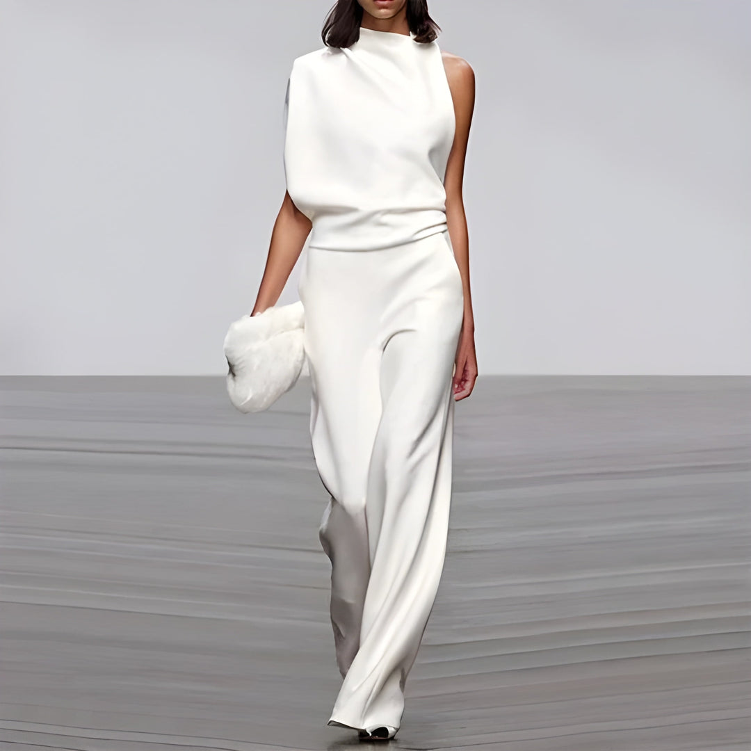 Women’s Jumpsuit | Effortless Summer Glam | Sleeveless & Elegant Fit | Polyester