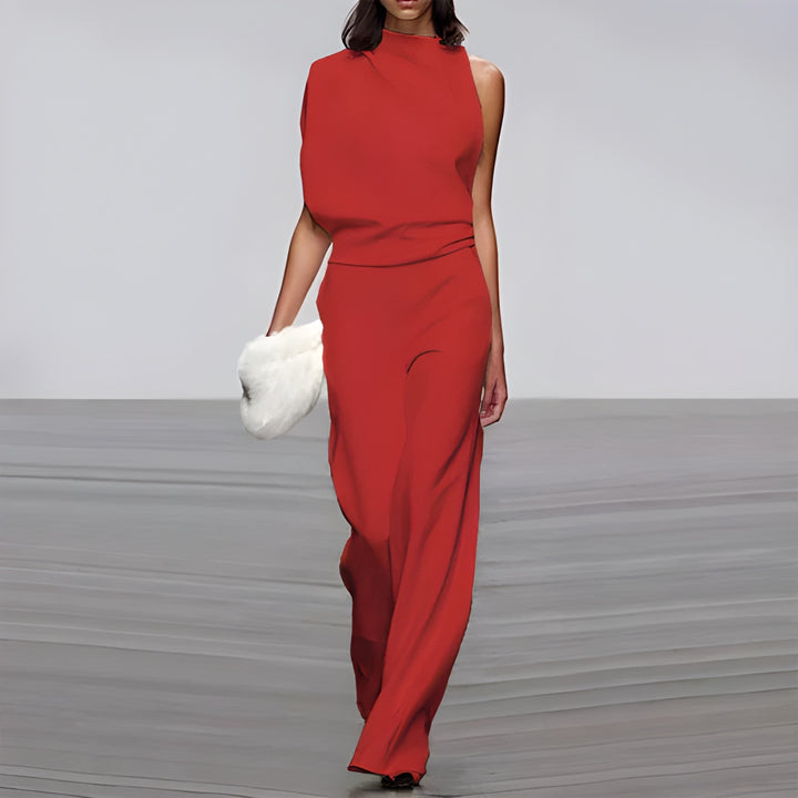 Women’s Jumpsuit | Effortless Summer Glam | Sleeveless & Elegant Fit | Polyester