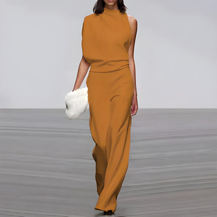 Women’s Jumpsuit | Effortless Summer Glam | Sleeveless & Elegant Fit | Polyester