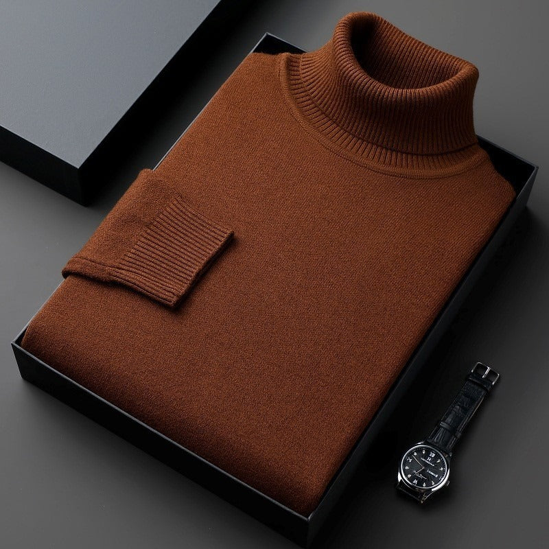 Men’s Sweater | Luxe Warmth & Timeless Elegance | Cashmere Feel & Versatile Fit | Polyester