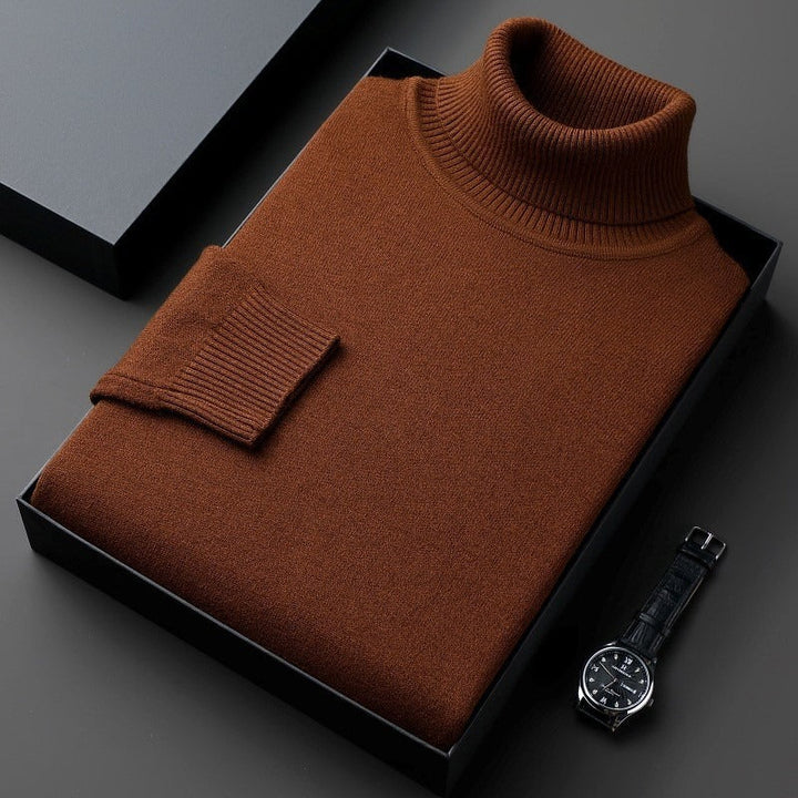 Men’s Sweater | Luxe Warmth & Timeless Elegance | Cashmere Feel & Versatile Fit | Polyester