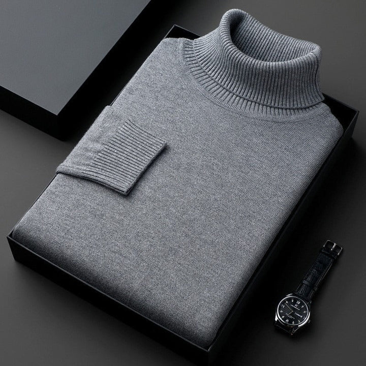 Men’s Sweater | Luxe Warmth & Timeless Elegance | Cashmere Feel & Versatile Fit | Polyester