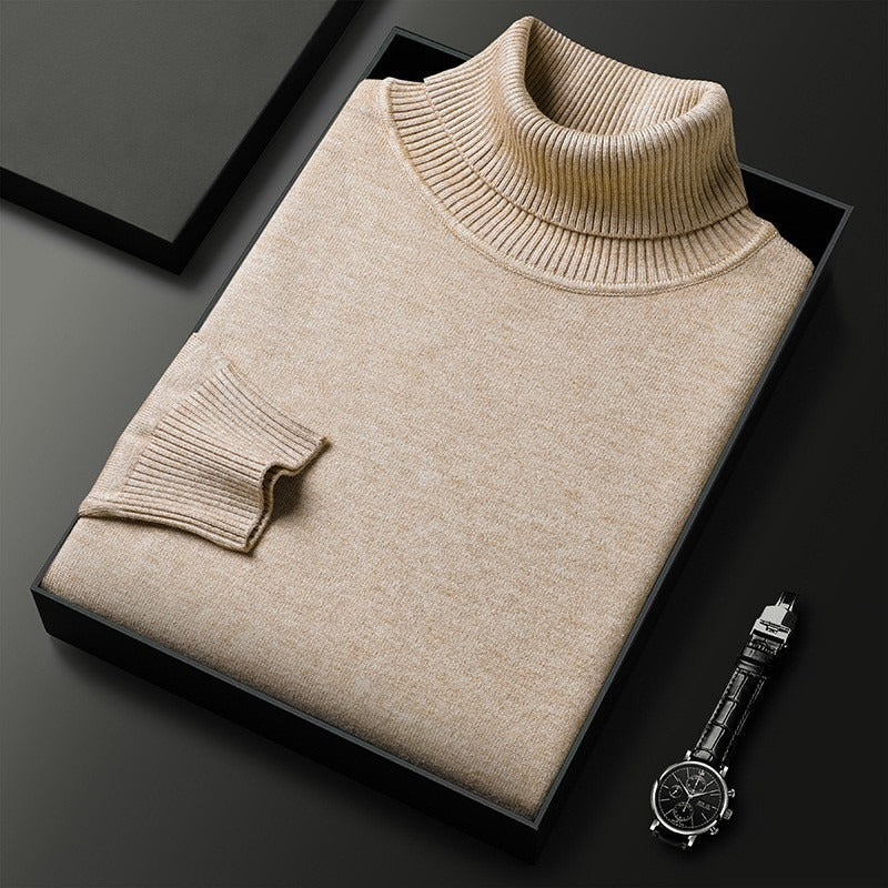 Men’s Sweater | Luxe Warmth & Timeless Elegance | Cashmere Feel & Versatile Fit | Polyester