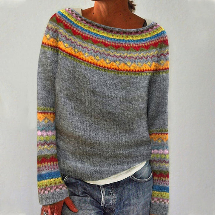 Women’s Jumpers | Vintage Clothing | Warm Crew-Neck Sweater