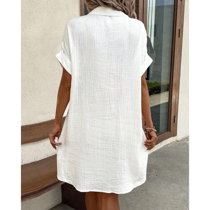 Women’s Dress | Elegant & Versatile | Shirt Dress Silhouette | Polyester