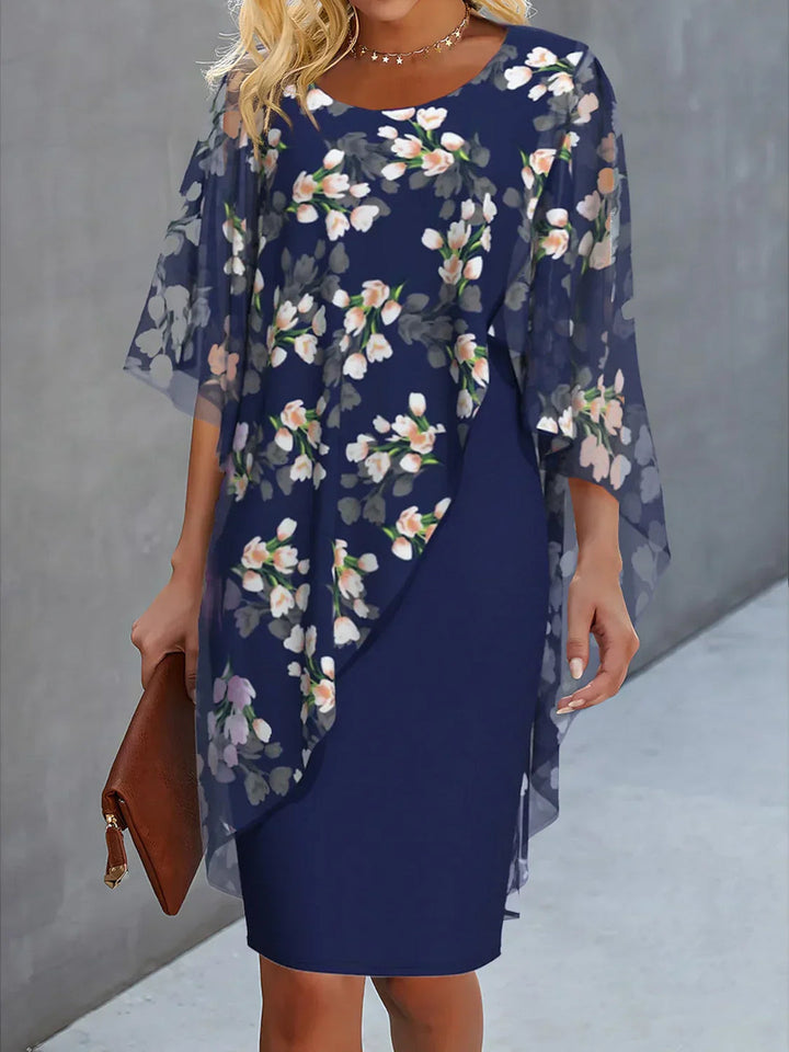 Women’s Dress | Floral & Elegant | Flowing Chiffon | Feminine Fit | Polyester