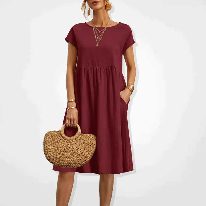 Women’s Dress | Comfortable Summer Style | Knee-Length & Oversized | Cotton