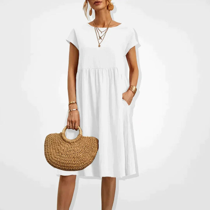 Women’s Dress | Comfortable Summer Style | Knee-Length & Oversized | Cotton