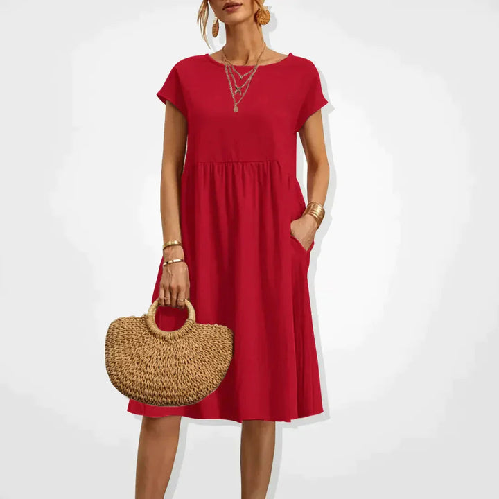 Women’s Dress | Comfortable Summer Style | Knee-Length & Oversized | Cotton