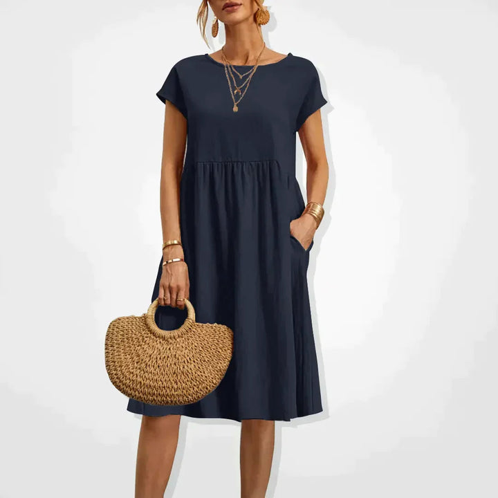 Women’s Dress | Comfortable Summer Style | Knee-Length & Oversized | Cotton