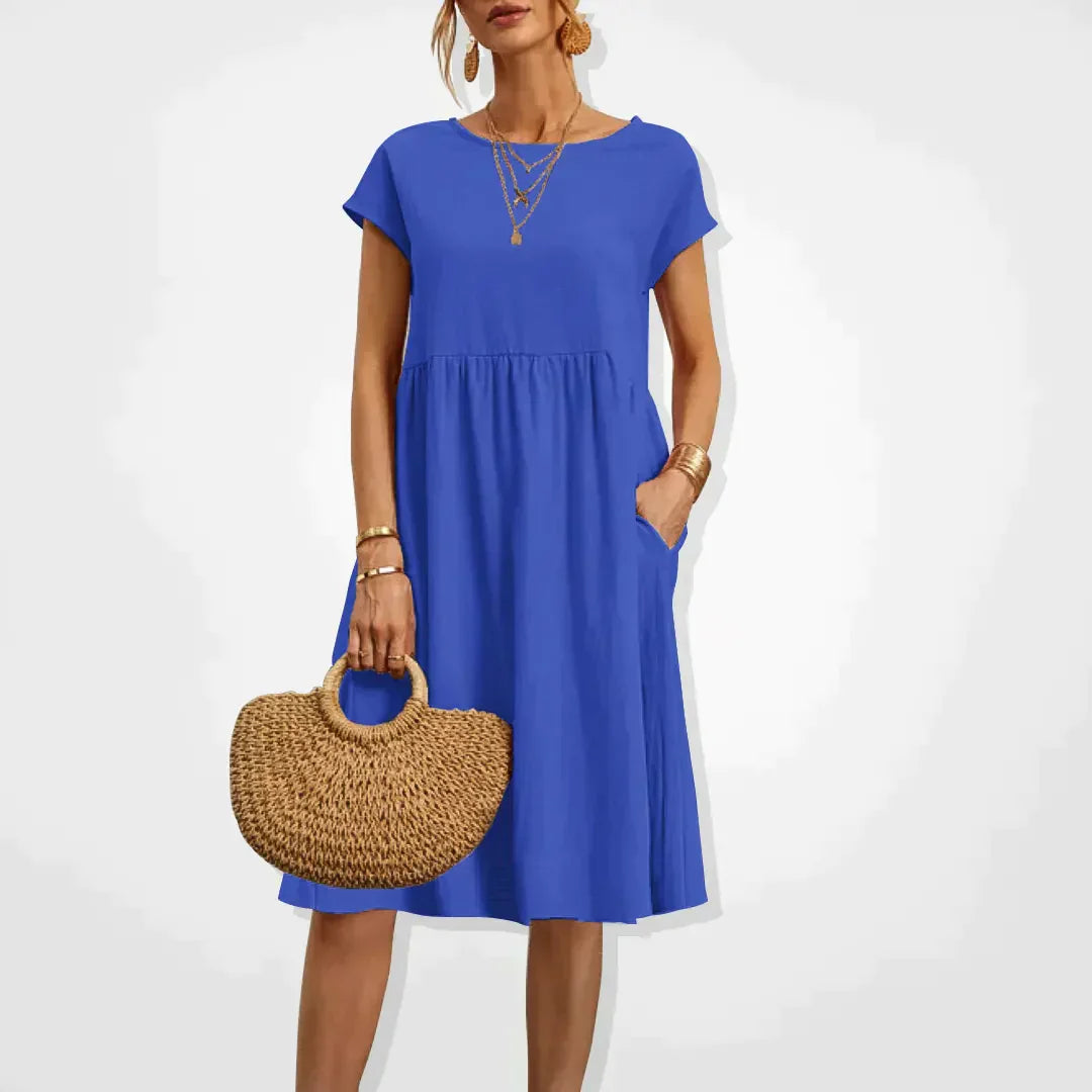 Women’s Dress | Comfortable Summer Style | Knee-Length & Oversized | Cotton