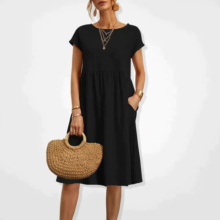 Women’s Dress | Comfortable Summer Style | Knee-Length & Oversized | Cotton