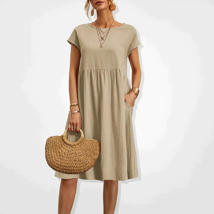 Women’s Dress | Comfortable Summer Style | Knee-Length & Oversized | Cotton