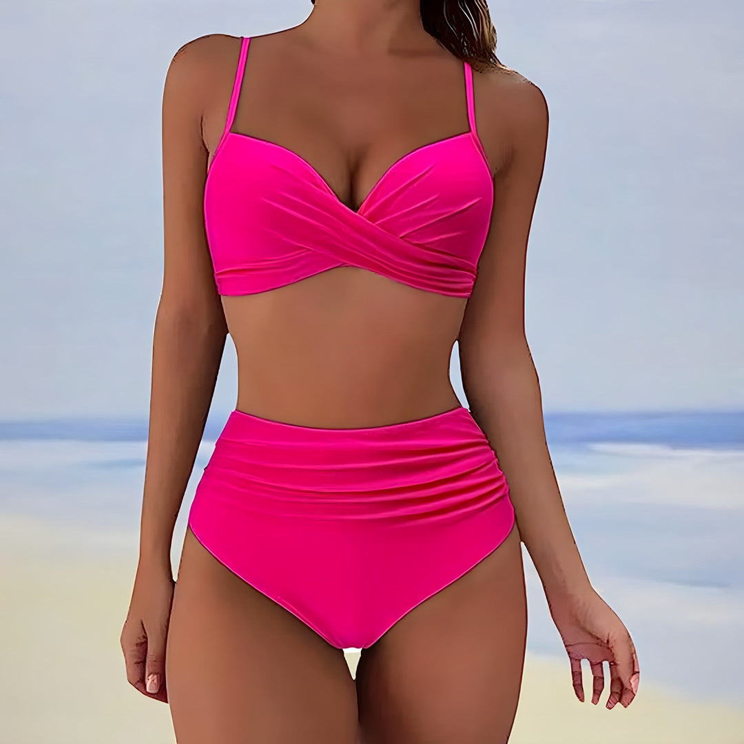 Women’s Bikini Set | Stylish & Supportive | High Waist Design | Stretchable Fabric | Polyester