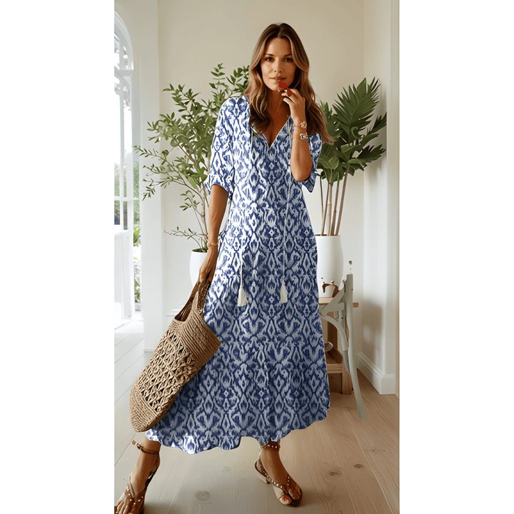 Women’s Maxi Dress | Breathable & Elegant | Flowy Fit | Polyester