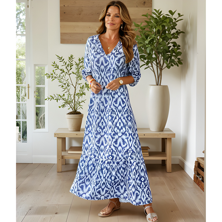 Women’s Maxi Dress | Breathable & Elegant | Flowy Fit | Polyester