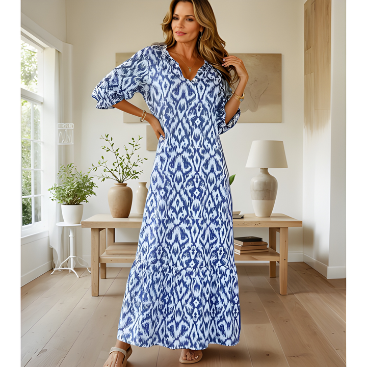 Women’s Maxi Dress | Breathable & Elegant | Flowy Fit | Polyester