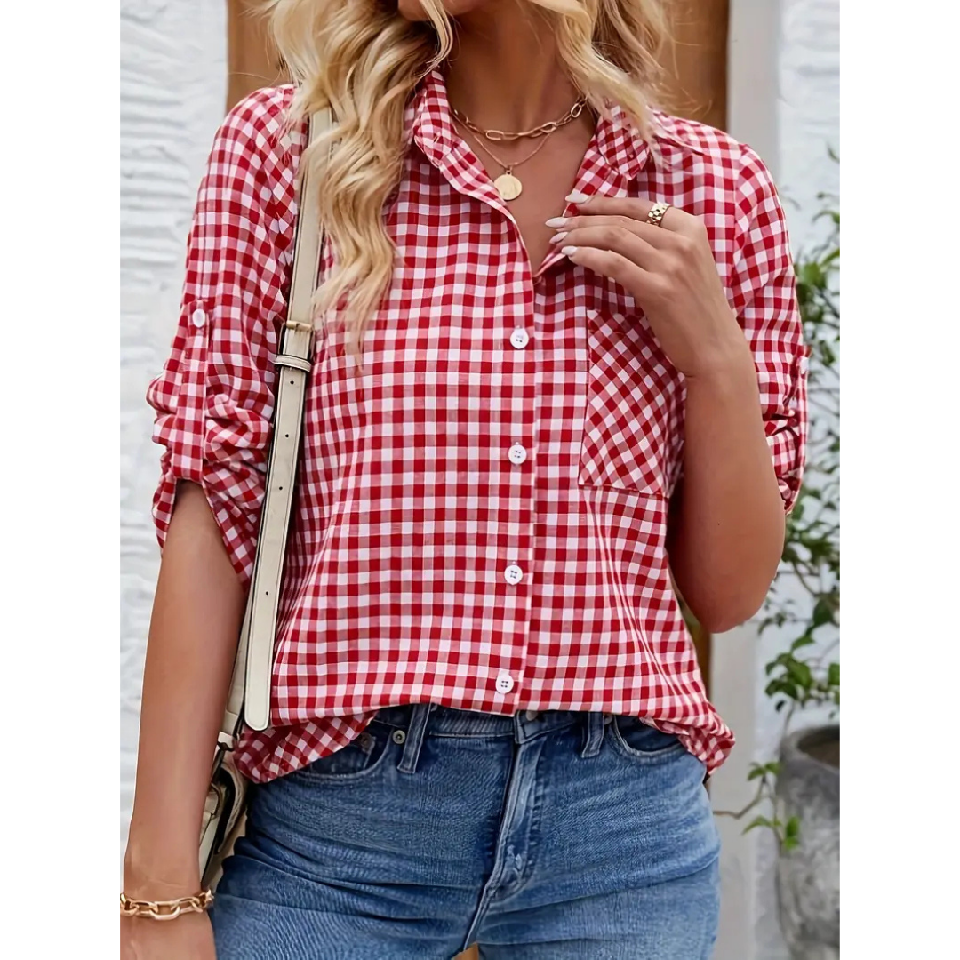 Women’s Casual Shirt | Relaxed Fit & Stylish | All-Day Comfort | Polyester