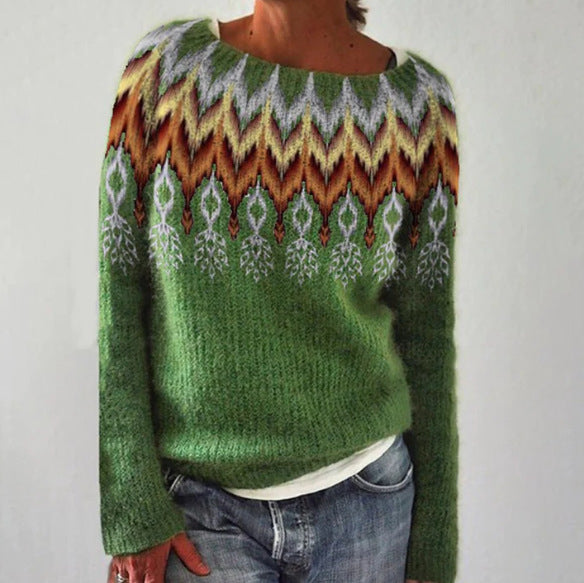 Women Jumpers | Retro Knit Sweater | Classic Style & Warmth