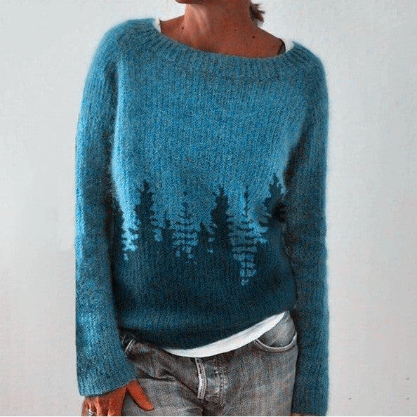 Women Jumpers | Retro Knit Sweater | Classic Style & Warmth